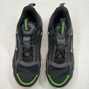 Nike Air Max Kids 2 Youth Black Green GS Bolt Strike Sneakers Casual
